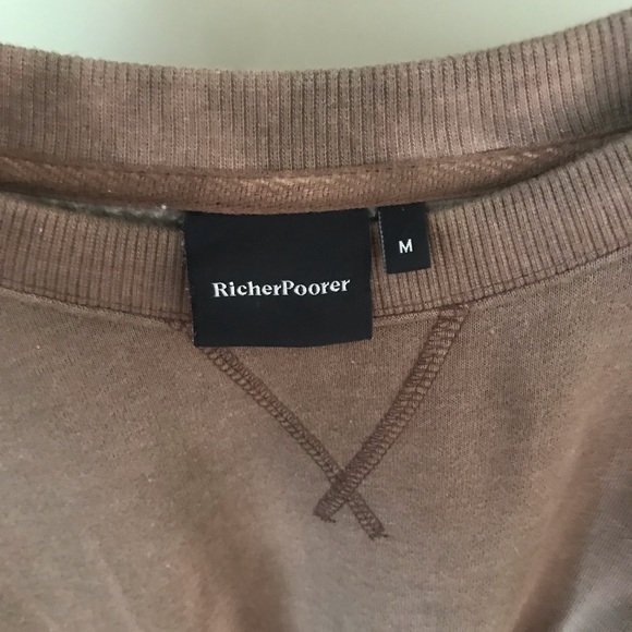 Richer Poorer Sweat shirt. Medium. - Picture 2 of 3